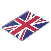 Patriotic United Kingdom Flag Notizblock (Linke Seite)