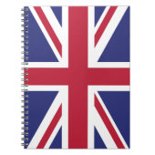 Patriotic United Kingdom Flag Notizblock (Vorderseite)