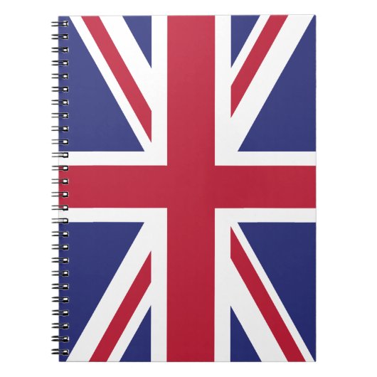 Patriotic United Kingdom Flag Notizblock (Vorderseite)