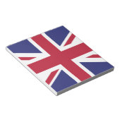 Patriotic United Kingdom Flag Notizblock (angewinkelt)