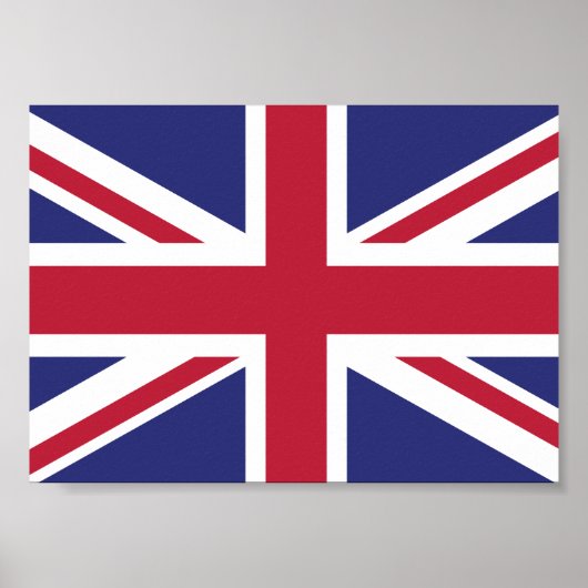 Patriotic United Kingdom Flag Poster (Vorne)