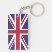 Patriotic United Kingdom Flag Schlüsselanhänger (Rückseite)