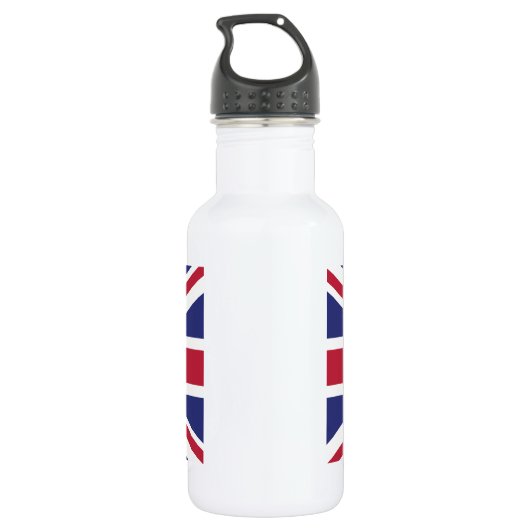 Patriotic United Kingdom Flag Trinkflasche (Rückseite)
