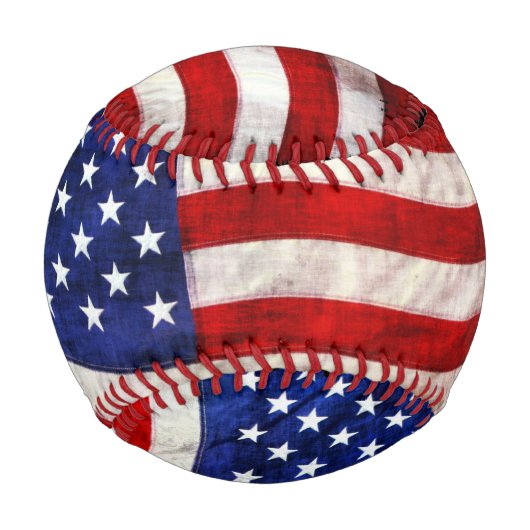 Patriotic US Flag American Game Ball (Vorderseite)