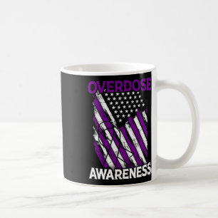Patriotic Us Flag Arzneimittel Überdosierung Opioi Kaffeetasse