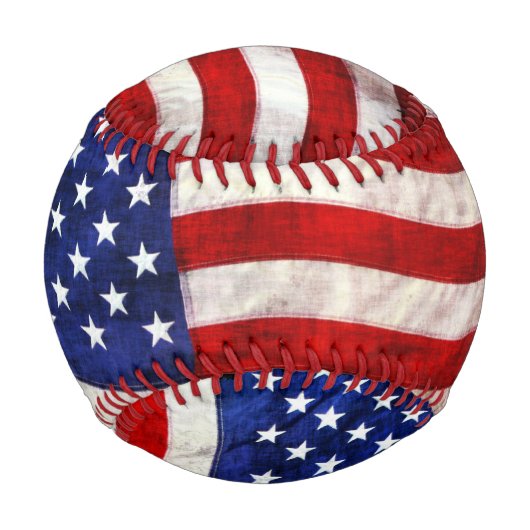 Patriotic US Flag Game Ball (Rückseite)