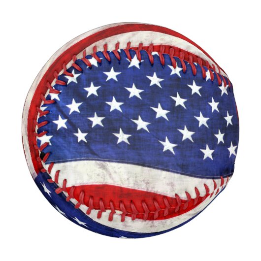 Patriotic US Flag Game Ball (Vorderseite Links)