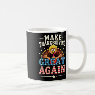 Patriotic US Flag Trump Türkei Erntedank G Kaffeetasse