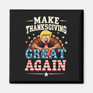Patriotic US Flag Trump Türkei Erntedank G Magnet
