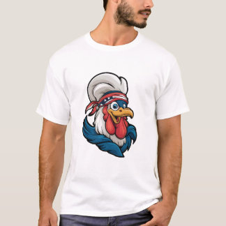 Patriotic USA 4. Juli Rooster Shirt Classic