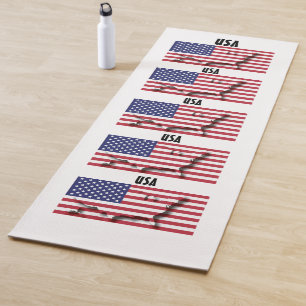 Patriotic USA AMERICAN FLA 5 Foto Yogamatte
