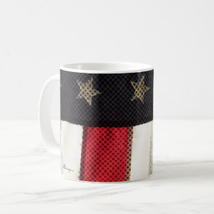 Patriotic USA American Flag Foto Art Militär Kaffeetasse