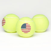 Patriotic USA American Flag Monogram Personalisier Tennisbälle (Multi)