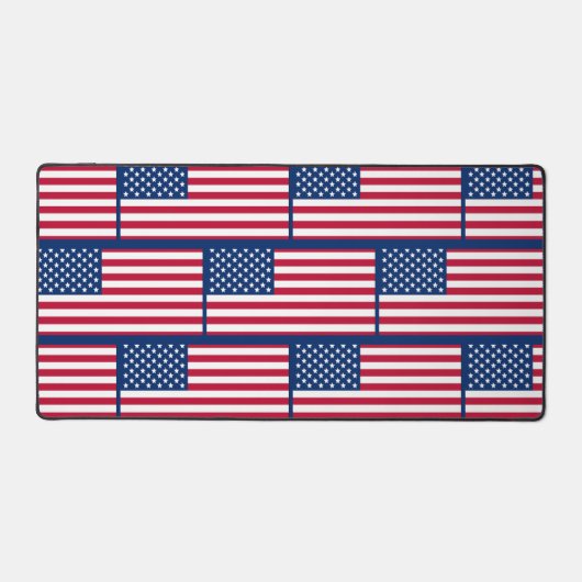 Patriotic USA American Flag Schreibtischunterlage (Vorderseite)
