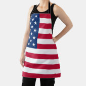Patriotic USA American Flag Stars Stripes GRILLEN Schürze (InSitu)