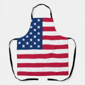 Patriotic USA American Flag Stars Stripes GRILLEN Schürze (Vorderseite)