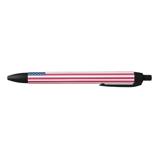 Patriotic USA American Flag Stars Stripes Ink Pen Kugelschreiber (Unterseite)