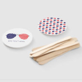 Patriotic USA Aviator Sonnenbrillen Eigene Texte h Fächer (Non-assembled)