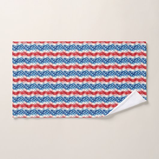 Patriotic USA Bath Towel Set (Handtuch)