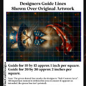 Patriotic USA Cat, Top Hat, Bow Krawatte CS2 Decou Seidenpapier