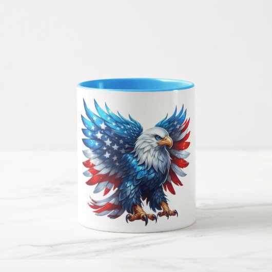 Patriotic USA Eagle Design Tasse - Bold and Proud" (Zentrum)