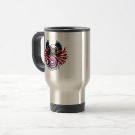 Patriotic USA Eagle Reisebecher