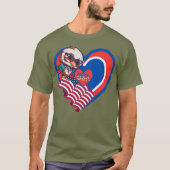 patriotic USA eagle T-Shirt (Vorderseite)
