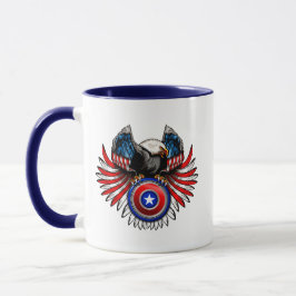 Patriotic USA Eagle Tasse