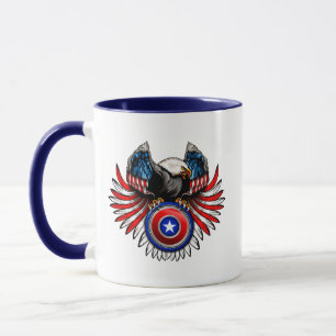 Patriotic USA Eagle Tasse