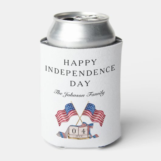 Patriotic USA Flag 4. Juli Dosenkühler (Kanne Vorderseite)
