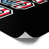 Patriotic Usa Flag 4th Of July For Men Women Kids  Poster (Ecke)