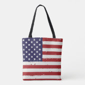 Patriotic USA Flag - Amerikanische Flagge - Not le Tasche (Rückseite)