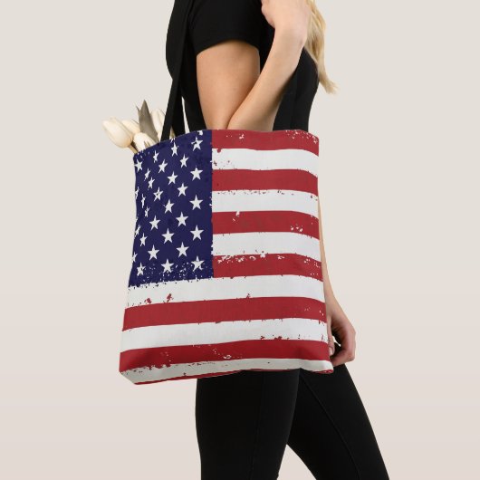 Patriotic USA Flag - Amerikanische Flagge - Not le Tasche (Von Nahem)