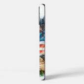 Patriotic USA Flag Bald Eagle iPhone / iPad Gehäus Case-Mate iPhone Hülle (Rückseite / Links)