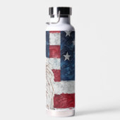 Patriotic USA Flag Bald Eagle Trinkflasche (Rechts)