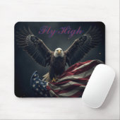 Patriotic USA Flag Eagle Mousepad (Mit Mouse)
