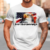 Patriotic USA Flag & Eagle T - Shirt