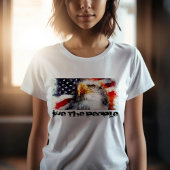 Patriotic USA Flag & Eagle T - Shirt