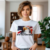 Patriotic USA Flag & Eagle T - Shirt