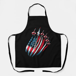 Patriotic USA Flag Fighter Jets Boys 4. Juli Schürze