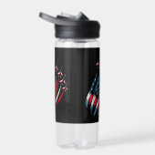 Patriotic USA Flag Fighter Jets Boys 4. Juli Trinkflasche (Rechts)