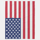 Patriotic USA Flag Fleece Blanket - American Pride (Vorderseite)