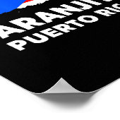 Patriotic Usa Flag Naranjito Poster (Ecke)