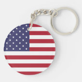 Patriotic USA Flag Schlüsselanhänger - American Pr (Rückseite)