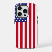 Patriotic USA Flag Stars & Stripes American iPhone Hülle (Rückseite)