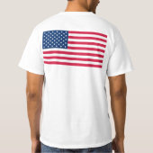 Patriotic USA Flag T - Shirt (Rückseite)