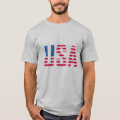 "Patriotic USA Flag T - Shirt Design". (Vorderseite)