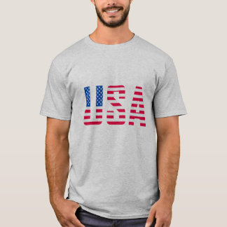 "Patriotic USA Flag T - Shirt Design".
