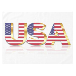 Patriotic USA Flag Tableclout Tischdecke