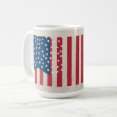 Patriotic USA Flag Tasse | American Pride Coffee C (Vorderseite Links)